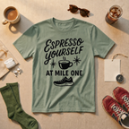 Espresso Yourself At Mile One T-Shirt - White