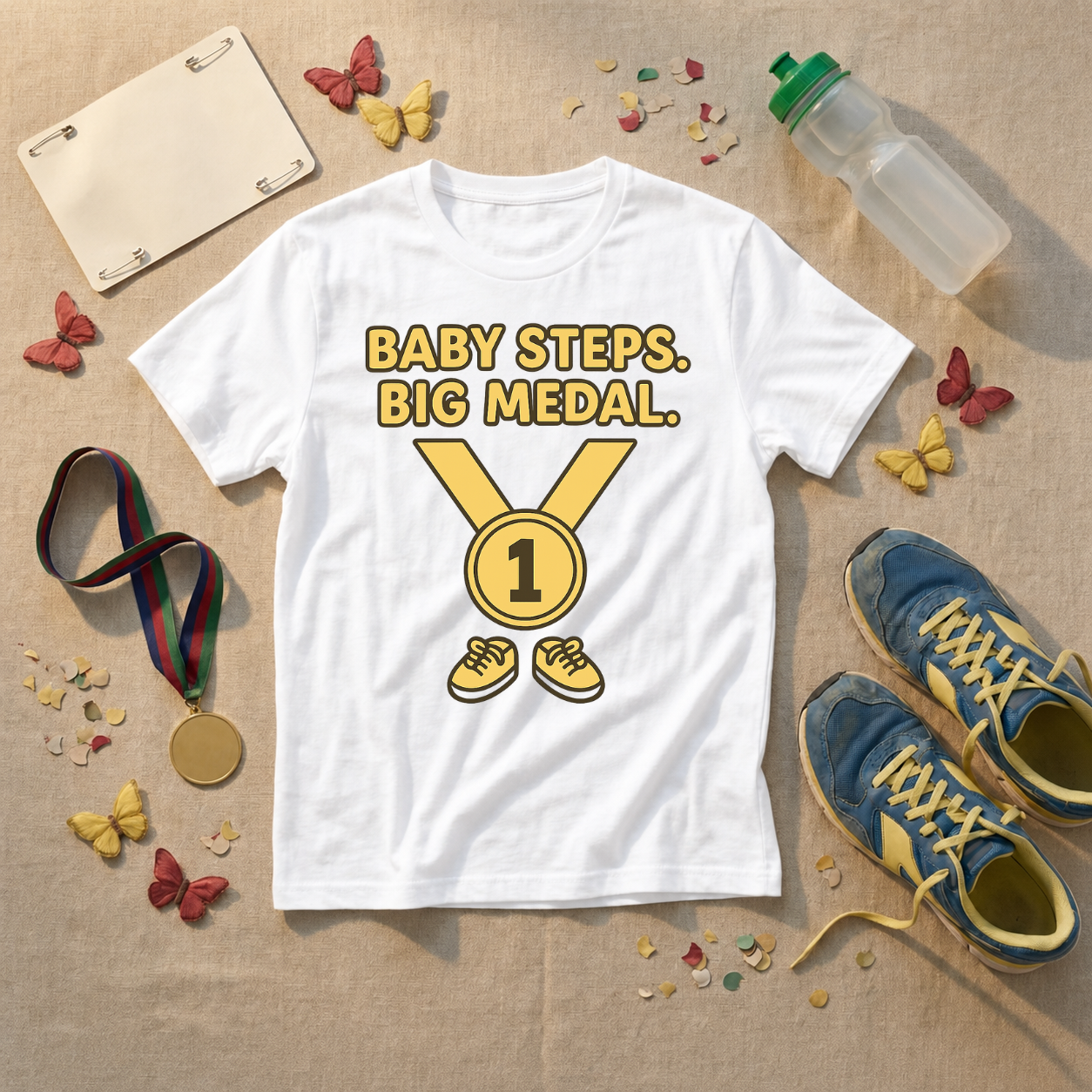 Baby Steps Big Medal T-Shirt - view 5