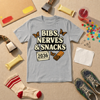 Bibs Nerves Snacks T-Shirt