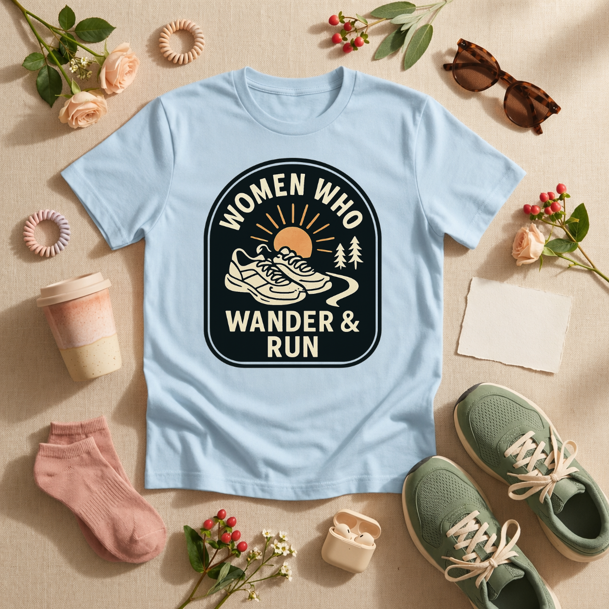 Women Who Wander Run T-Shirt - view 3
