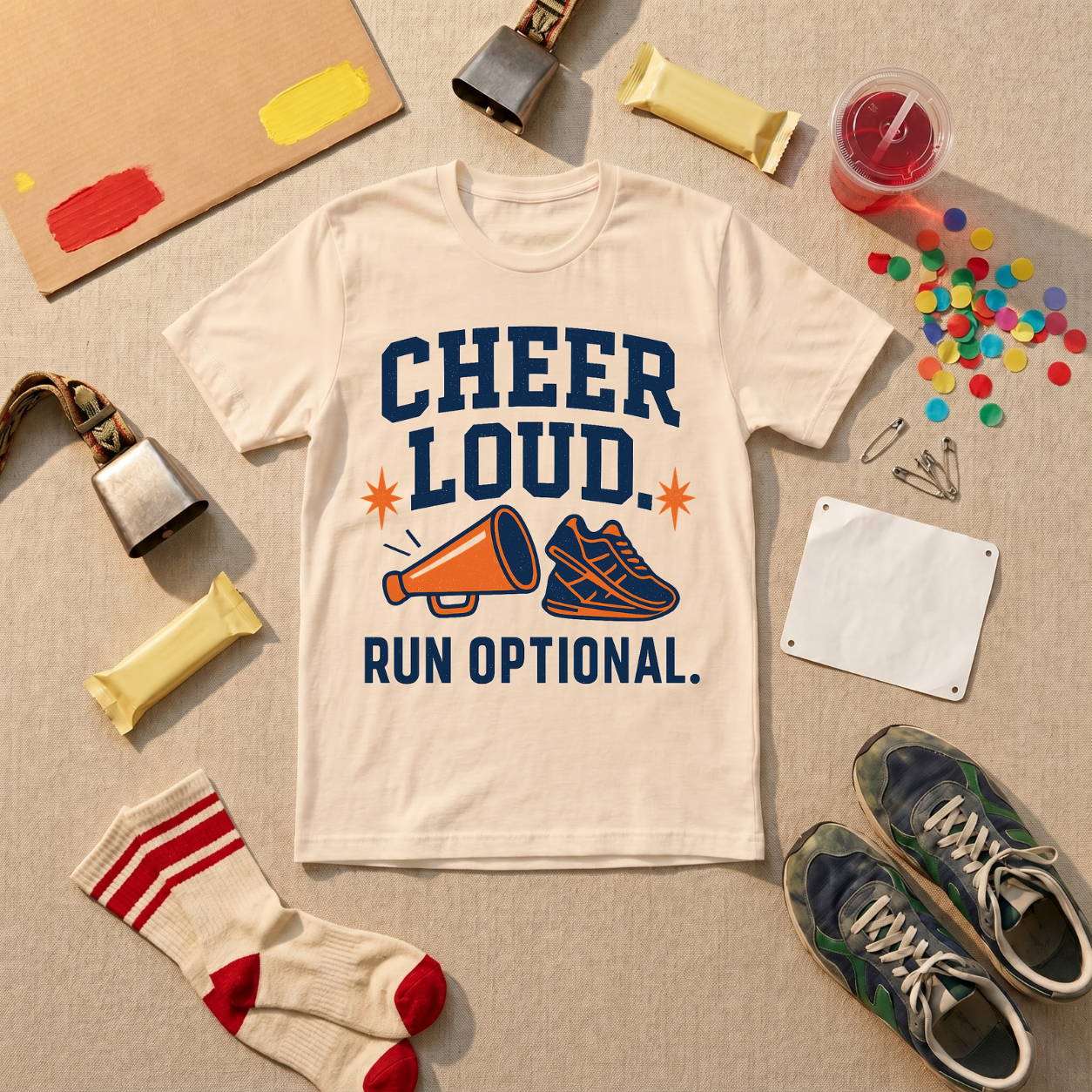 Cheer Loud Run Optional T-Shirt - view 3