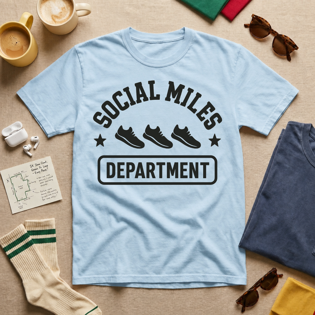 Social Miles Department T-Shirt