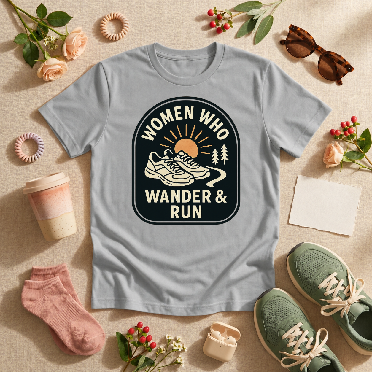 Women Who Wander Run T-Shirt - view 2