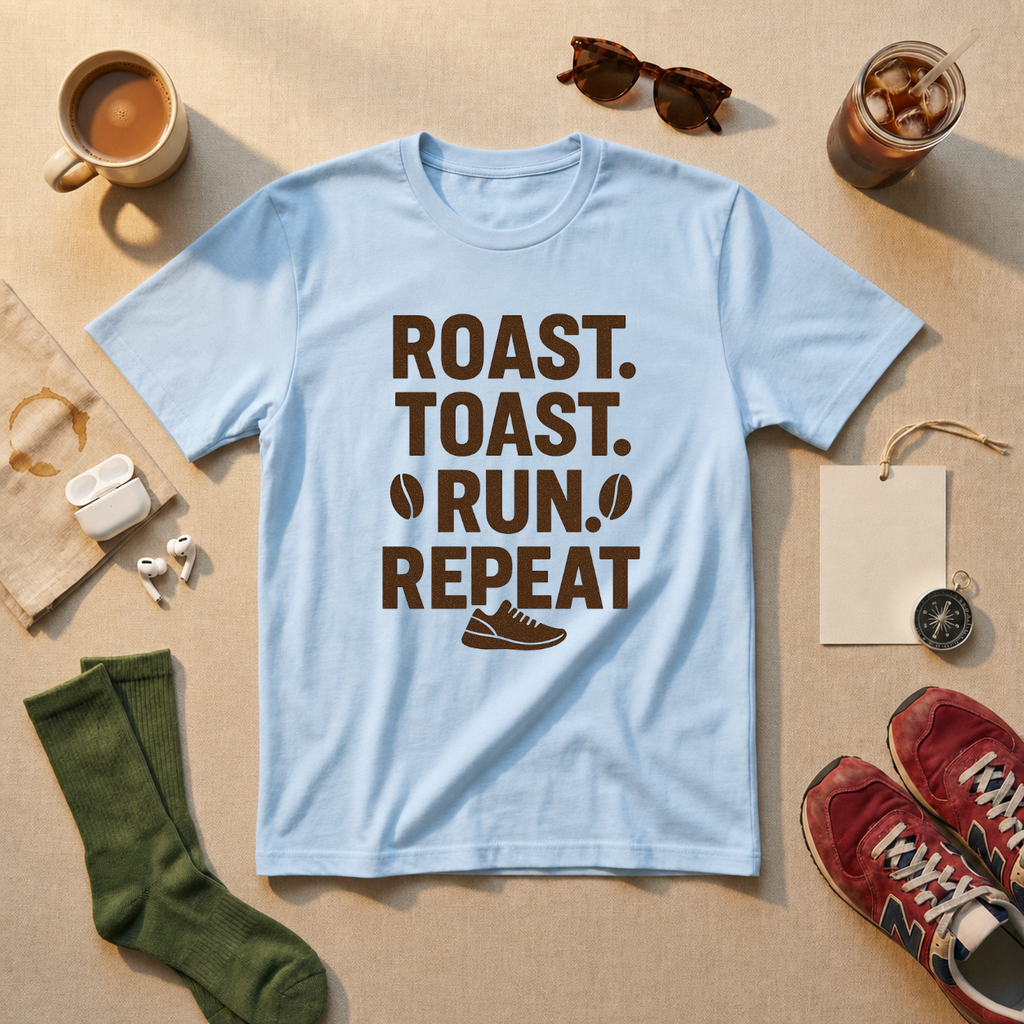 Roast Toast Run Repeat T-Shirt - view 3