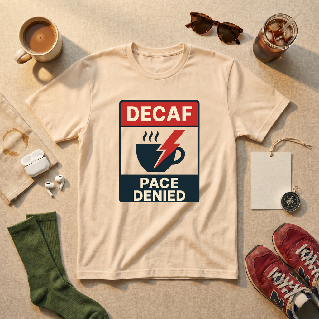 Decaf Pace Denied T-Shirt - Military Green
