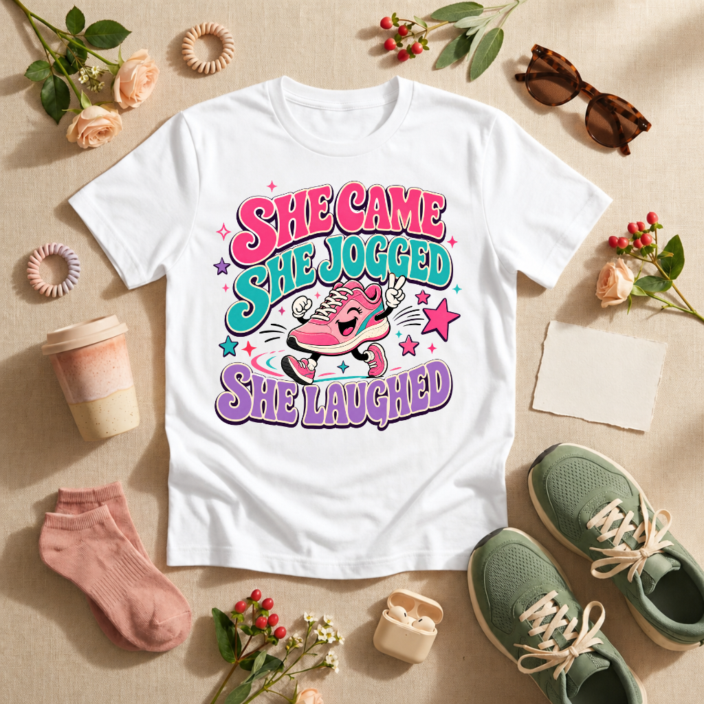 She Came She Jogged She Laughed