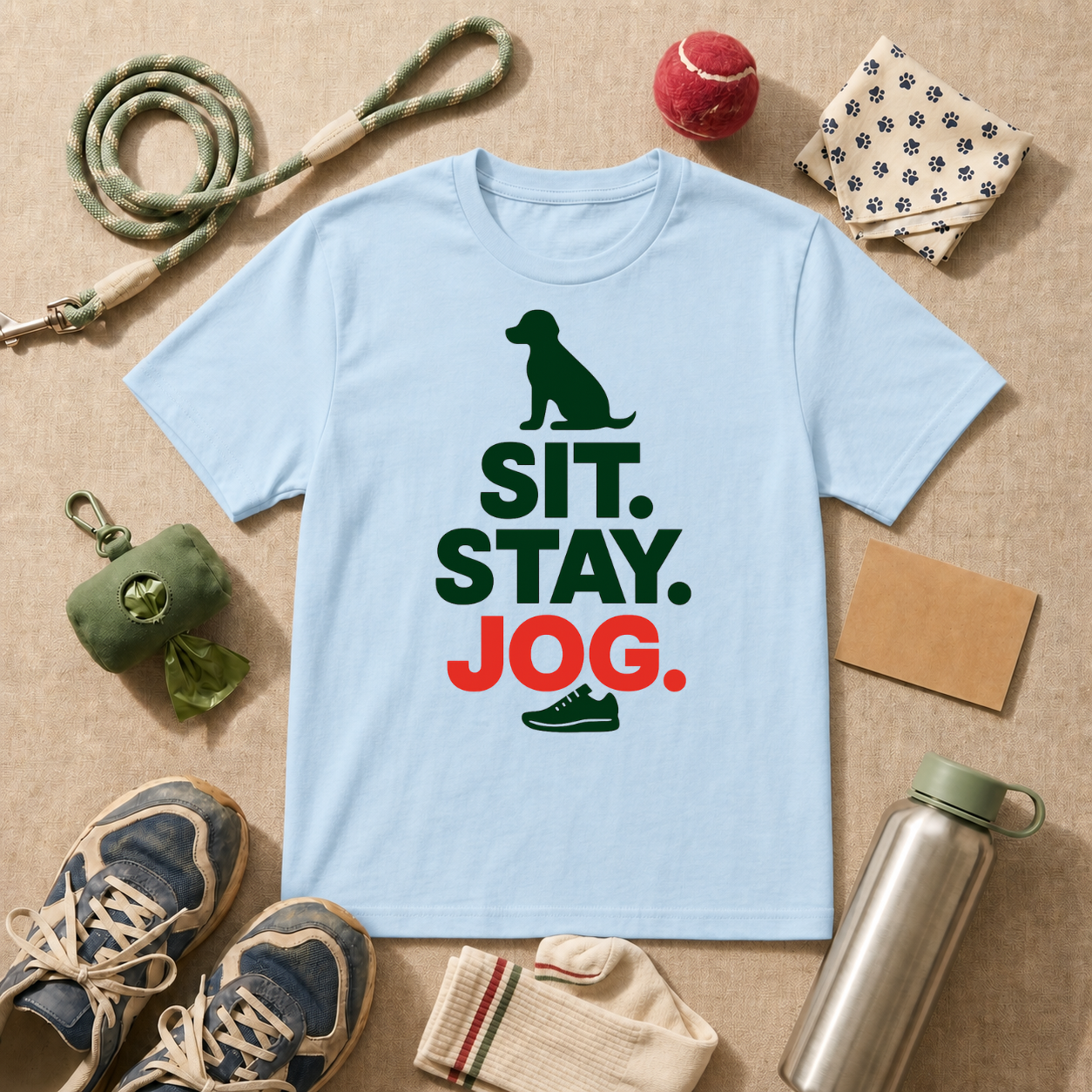 Sit Stay Jog T-Shirt