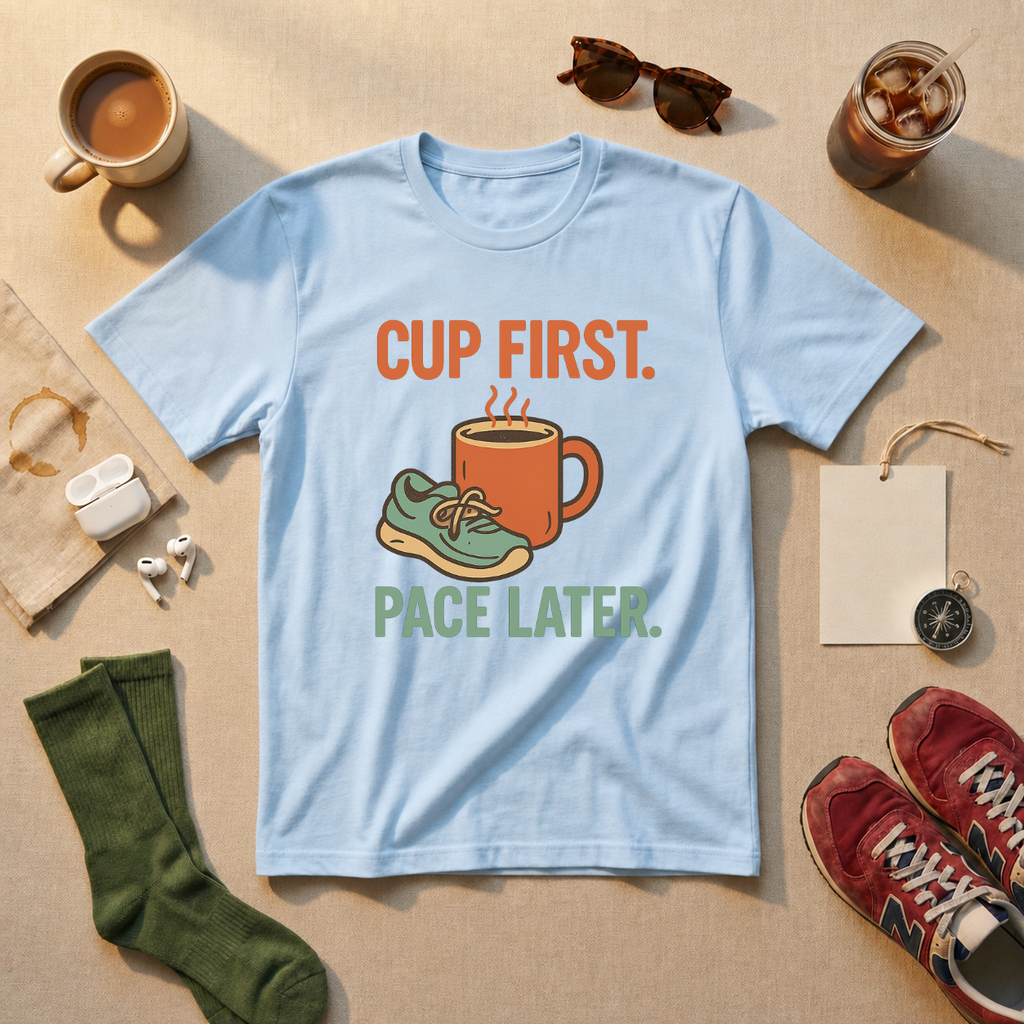 Cup First Pace Later T-Shirt - view 3