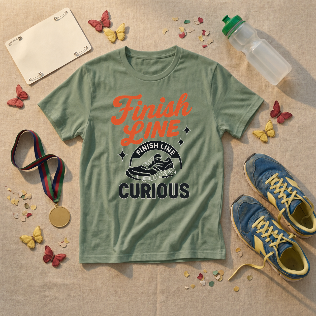 Finish Line Curious T-Shirt