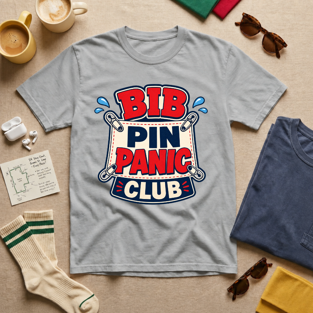 Bib Pin Panic Club
