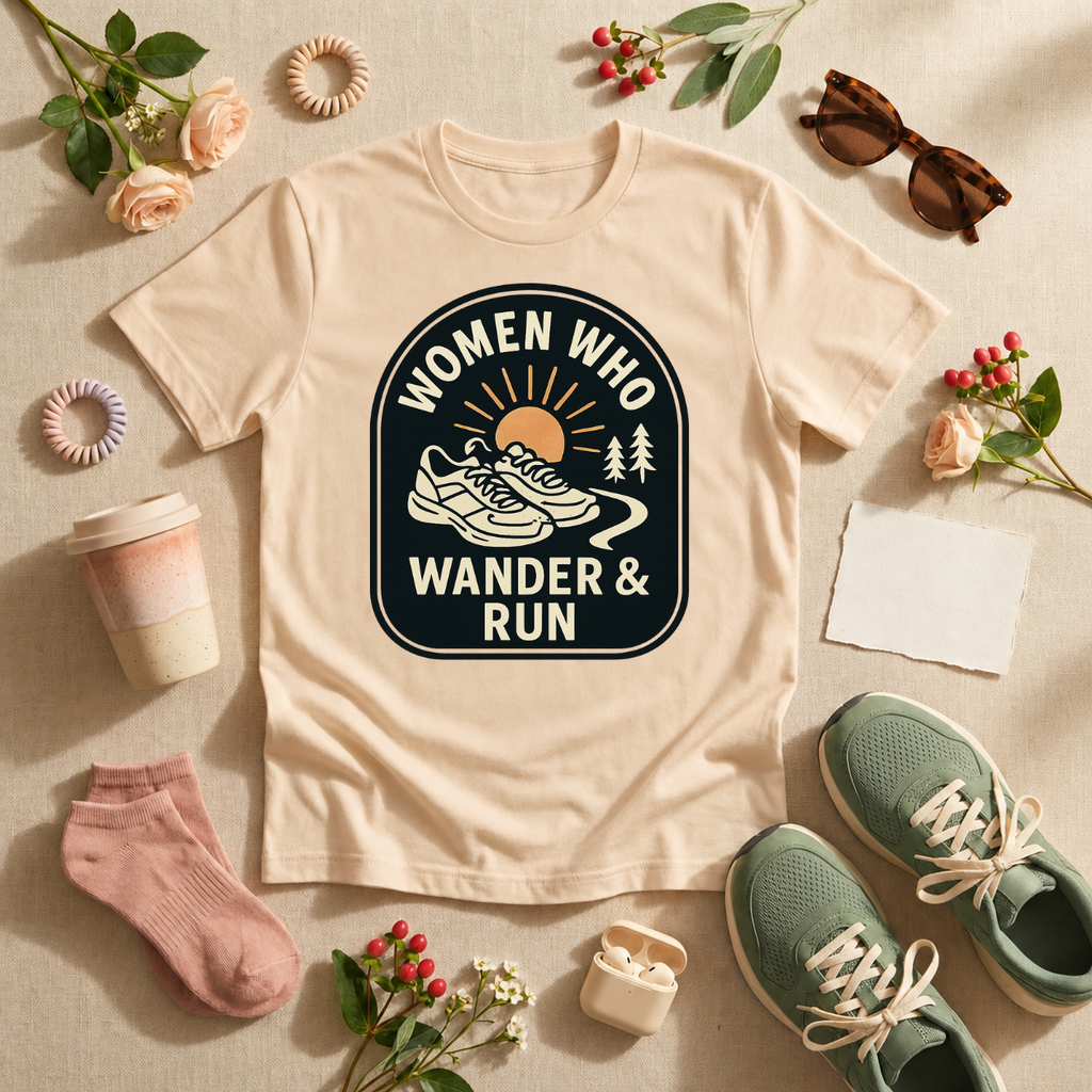 Women Who Wander Run T-Shirt - view 4