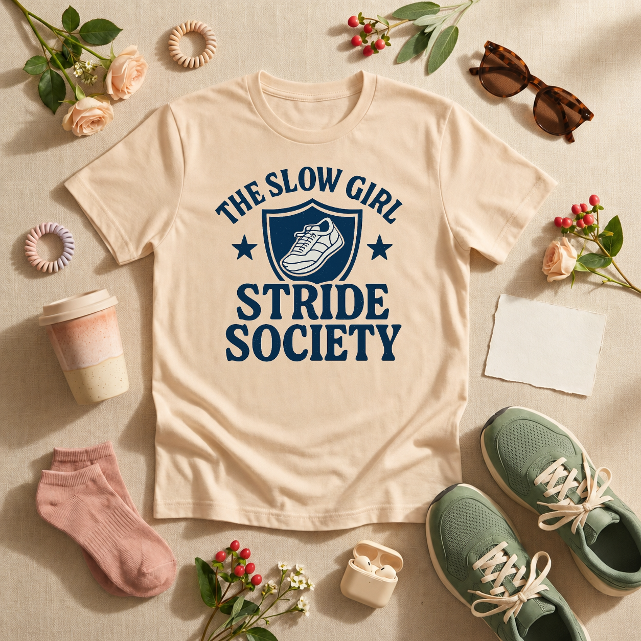 The Slow Girl Stride Society T-Shirt