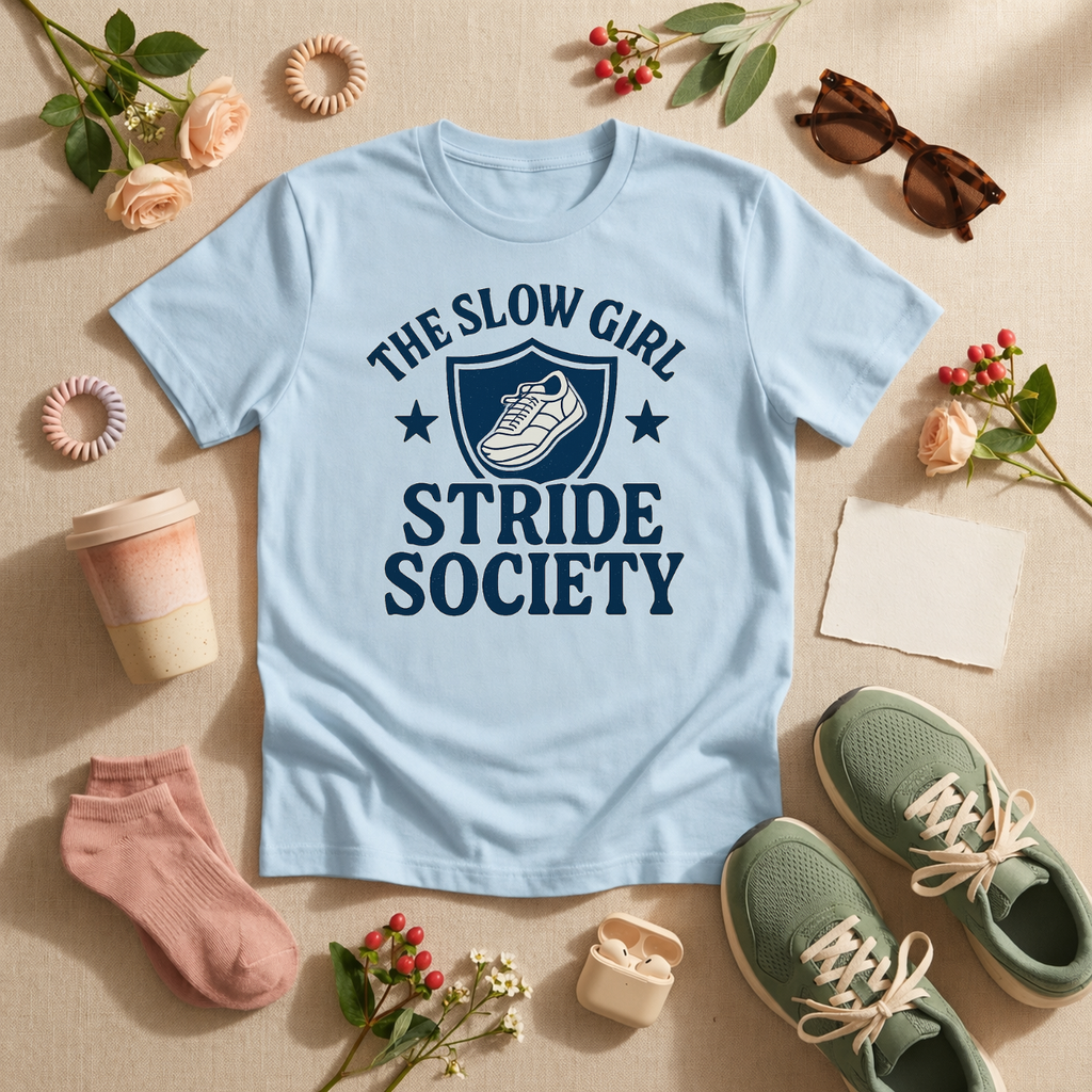 The Slow Girl Stride Society T-Shirt