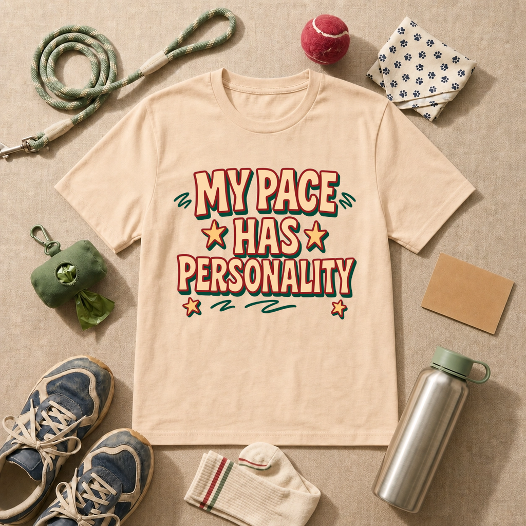 My Pace Has Personality - Military Green