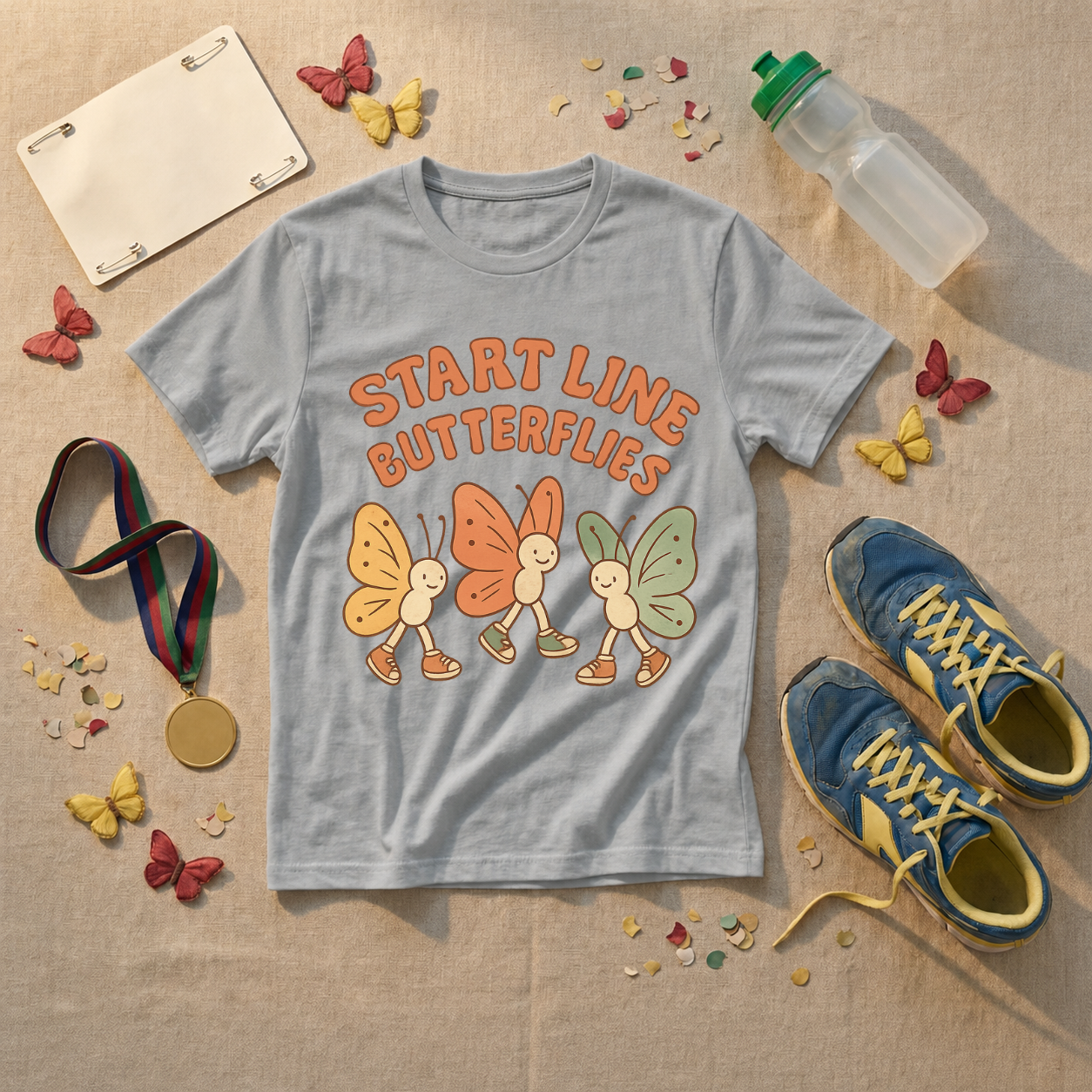 Start Line Butterflies T-Shirt - view 2