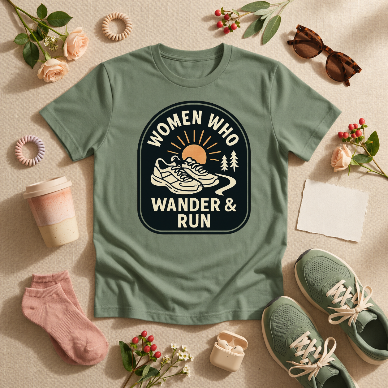 Women Who Wander Run T-Shirt - view 1