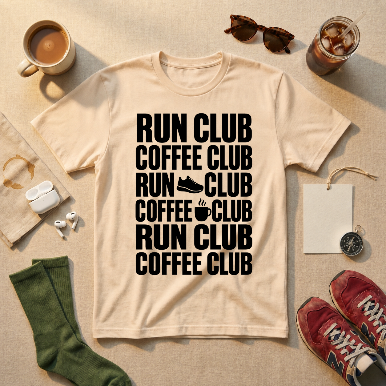 Run Club Coffee Club T-Shirt - view 4