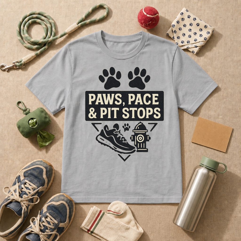 Paws Pace Pit Stops T-Shirt