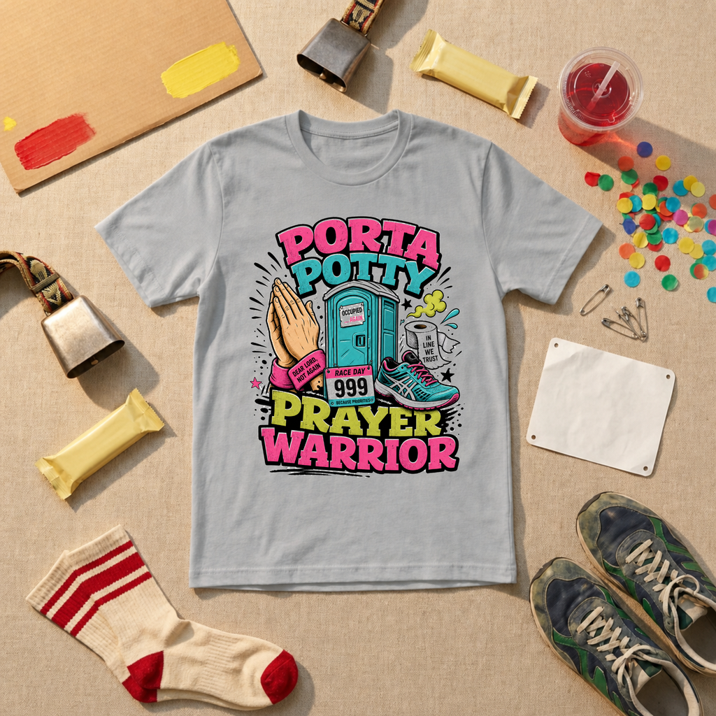 Porta Potty Prayer Warrior