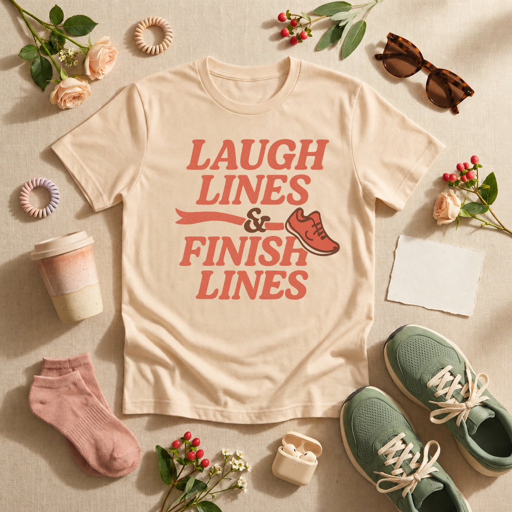 Laugh Lines Finish Lines T-Shirt