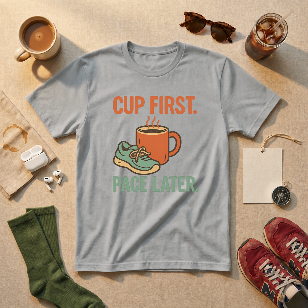 Cup First Pace Later T-Shirt - view 2