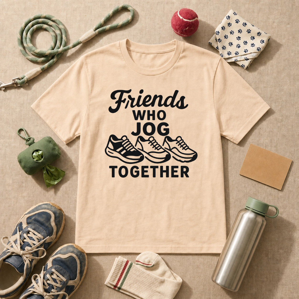 Friends Who Jog Together T-Shirt