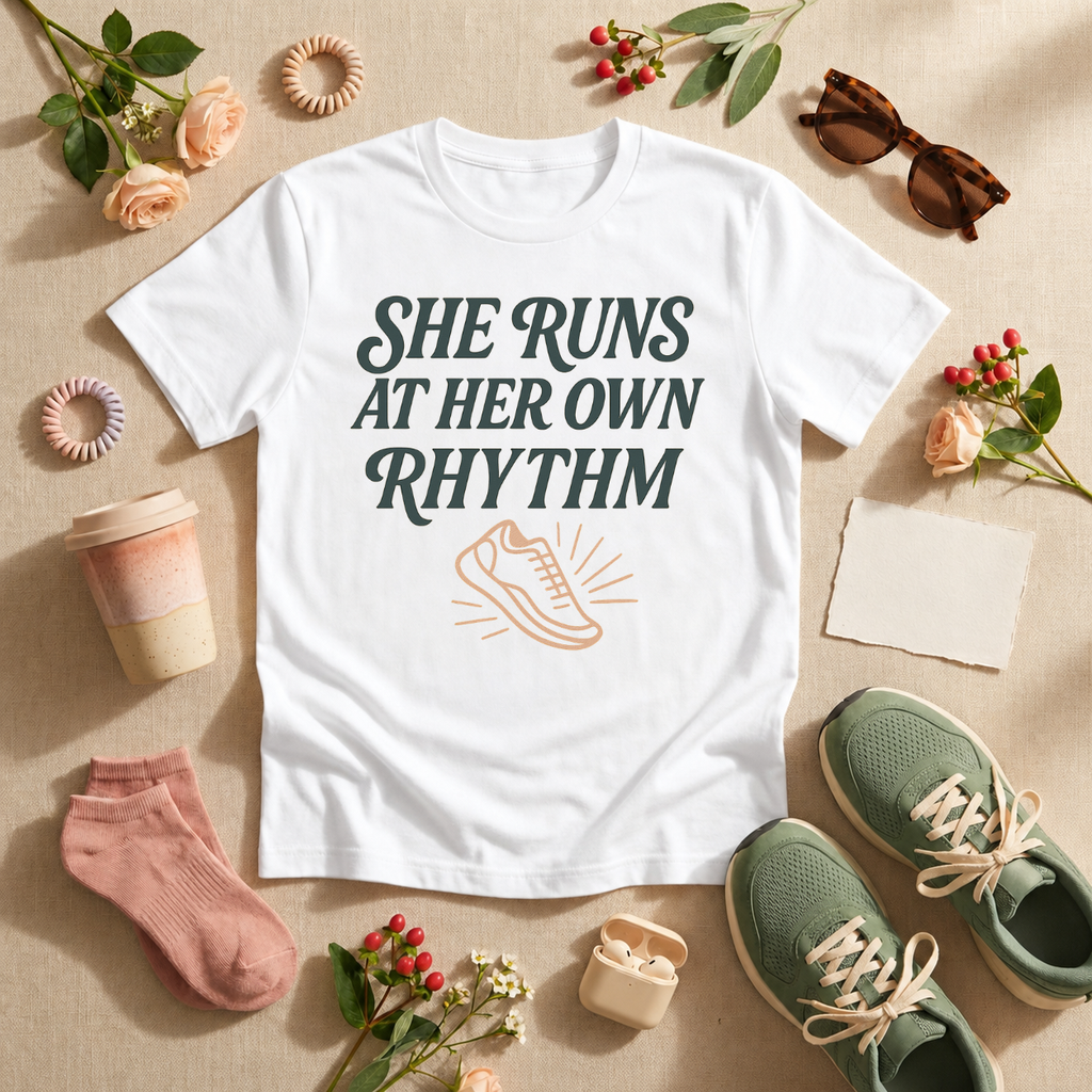She Runs At Her Own Rhythm T-Shirt - view 5