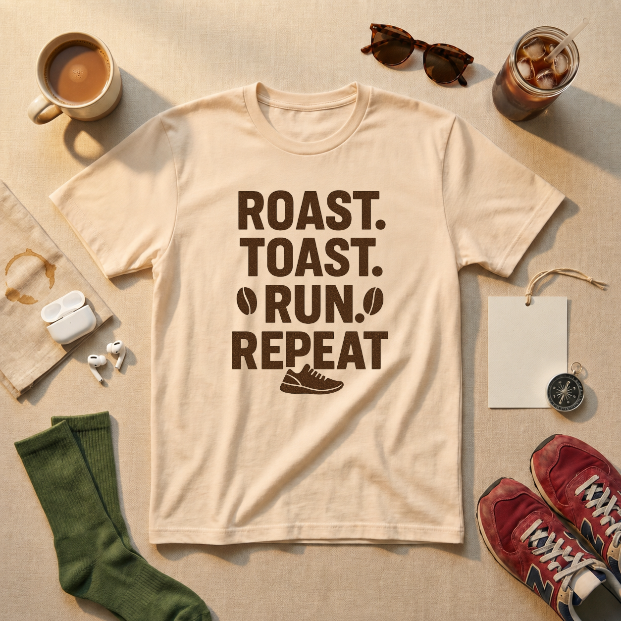Roast Toast Run Repeat T-Shirt - view 4