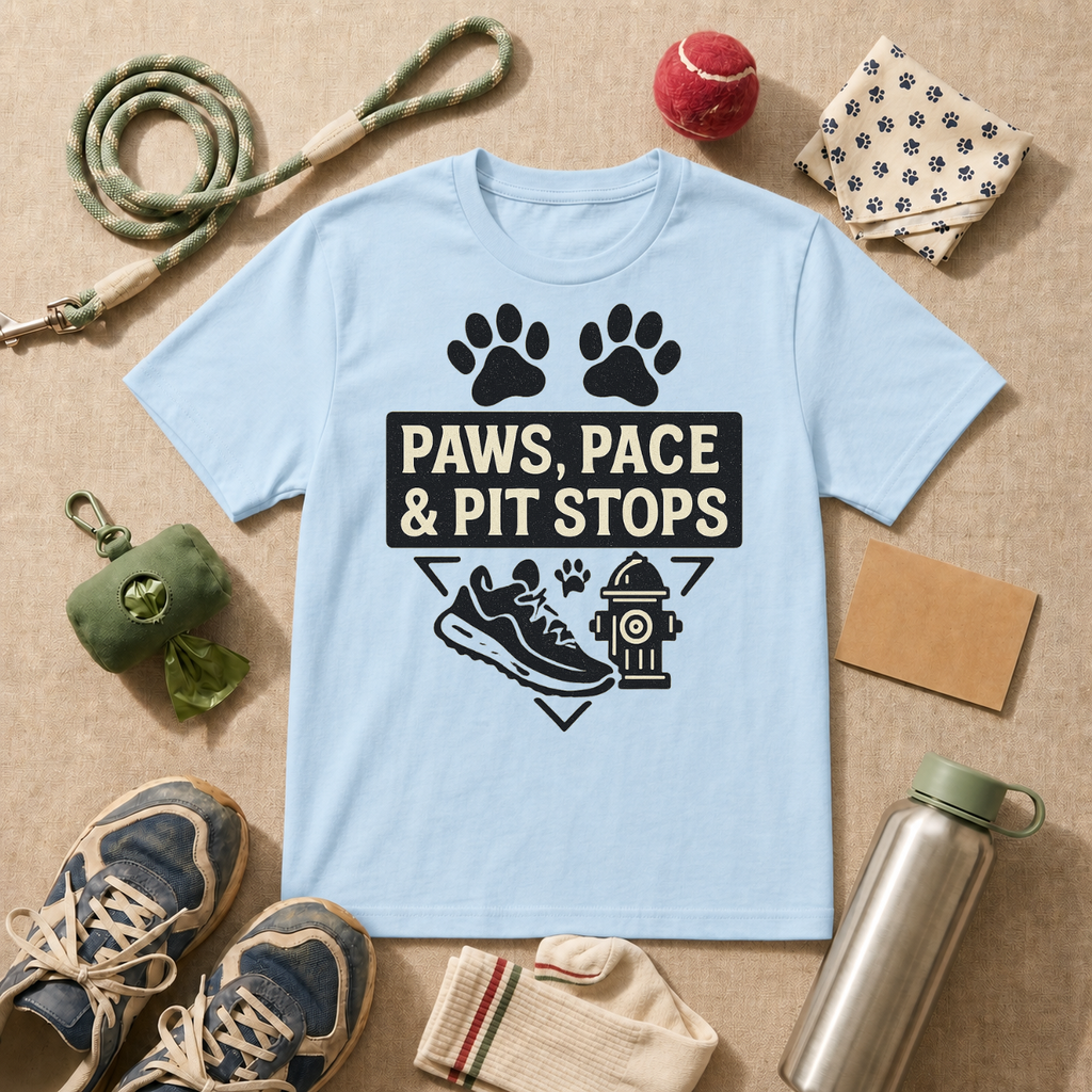 Paws Pace Pit Stops T-Shirt