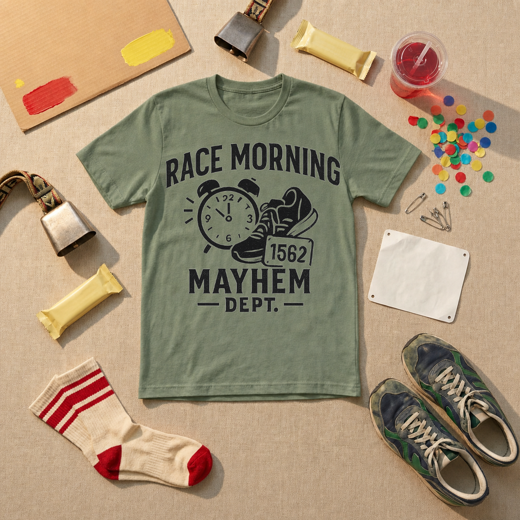 Race Morning Mayhem Dept T-Shirt - view 5