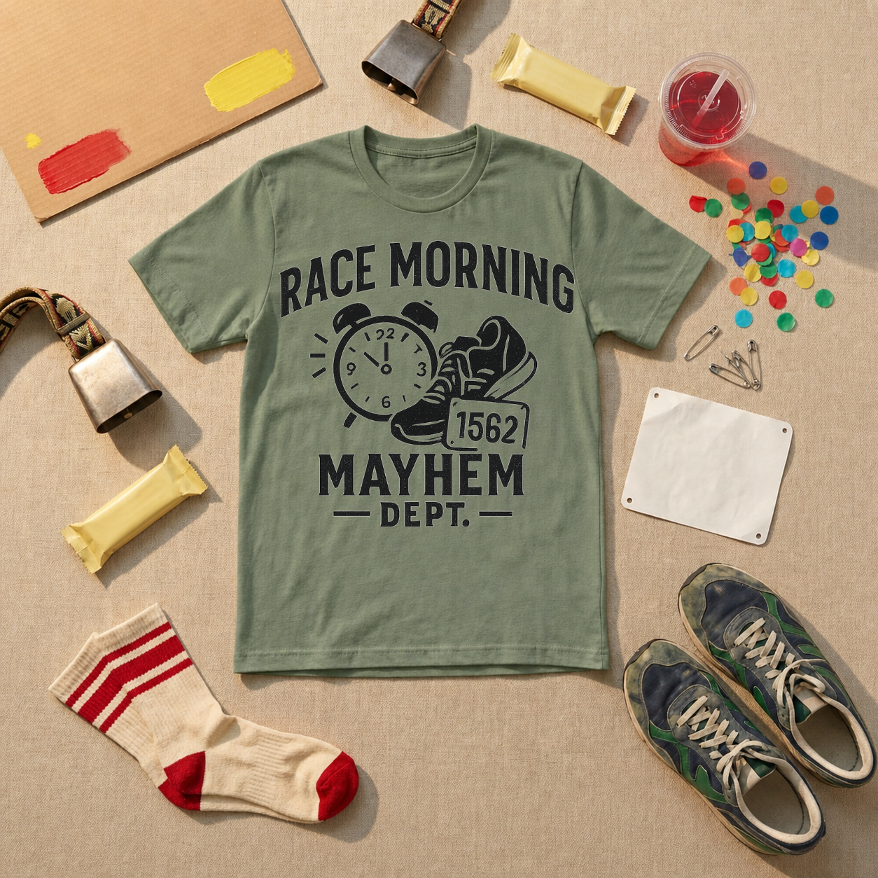 Race Morning Mayhem Dept T-Shirt - view 5