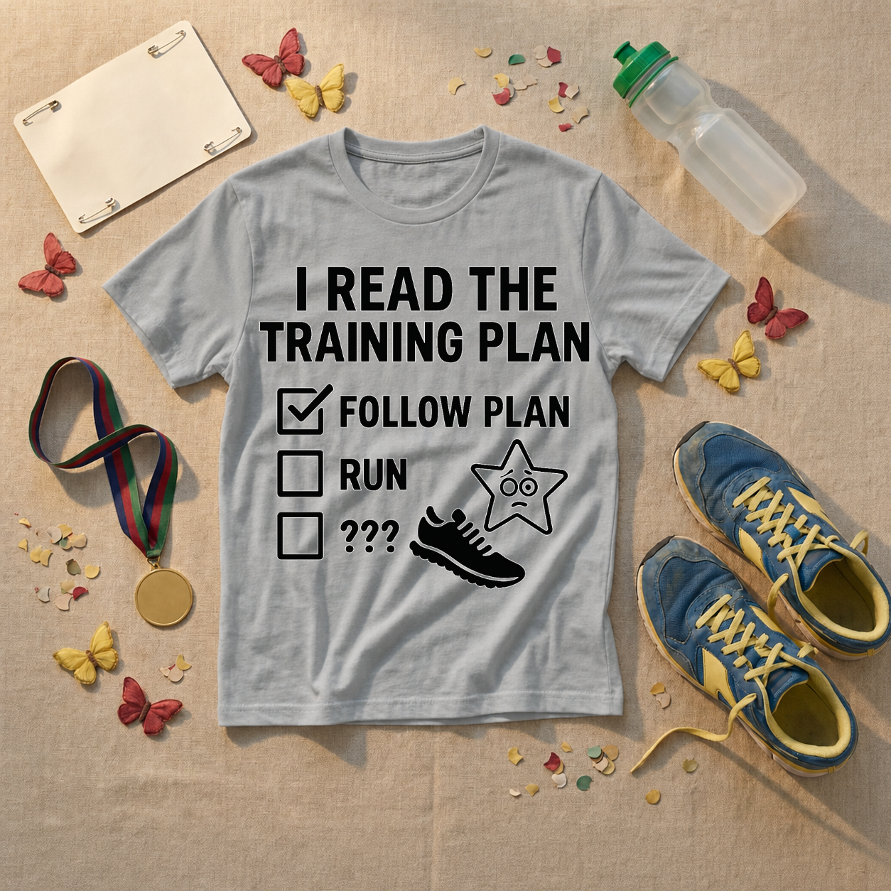 I Read The Training Plan T-Shirt - view 2