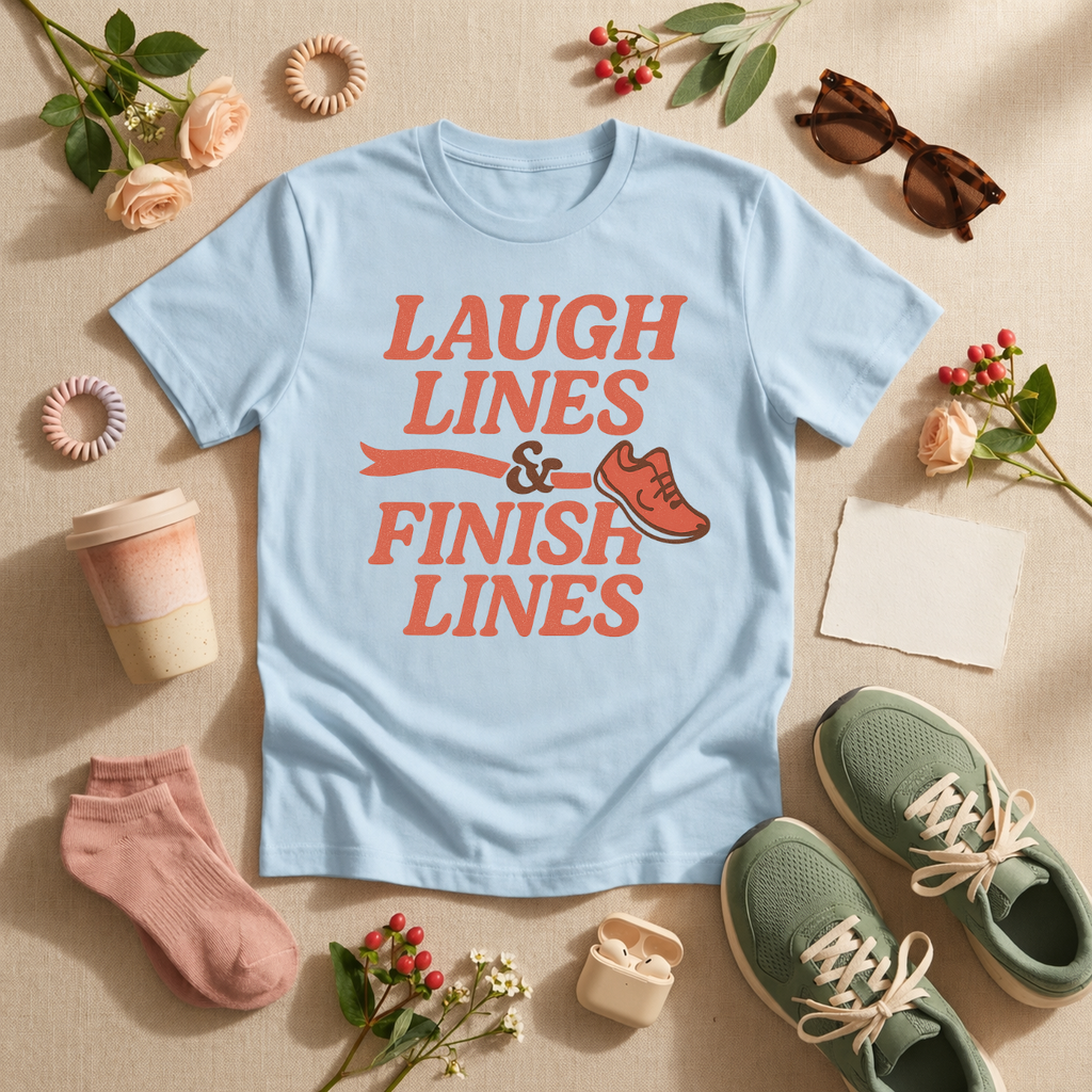 Laugh Lines Finish Lines T-Shirt