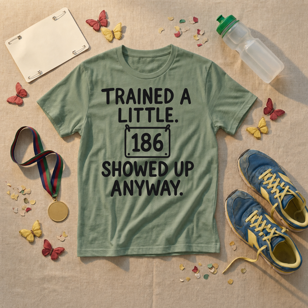 Trained A Little Showed Up Anyway T-Shirt - view 1