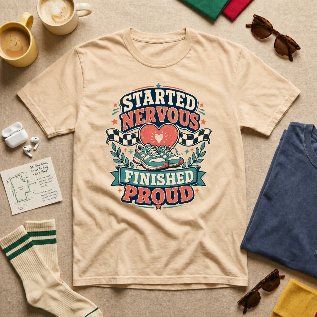 Started Nervous Finished Proud