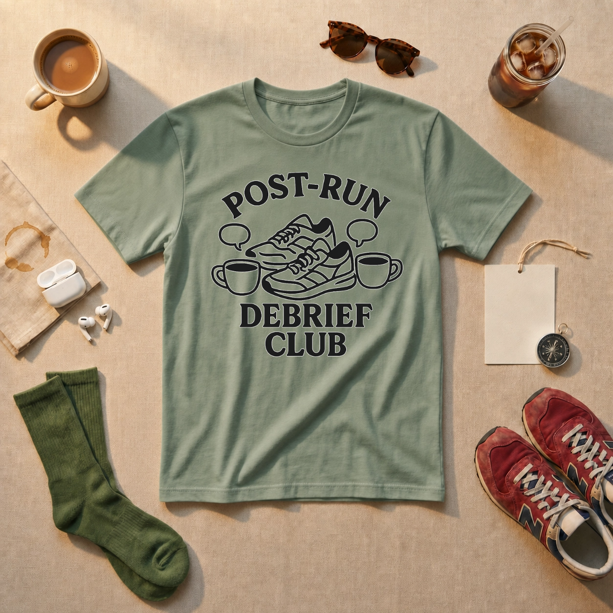 Postrun Debrief Club T-Shirt - view 1