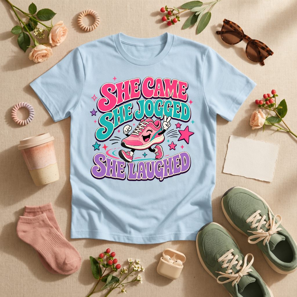 She Came She Jogged She Laughed