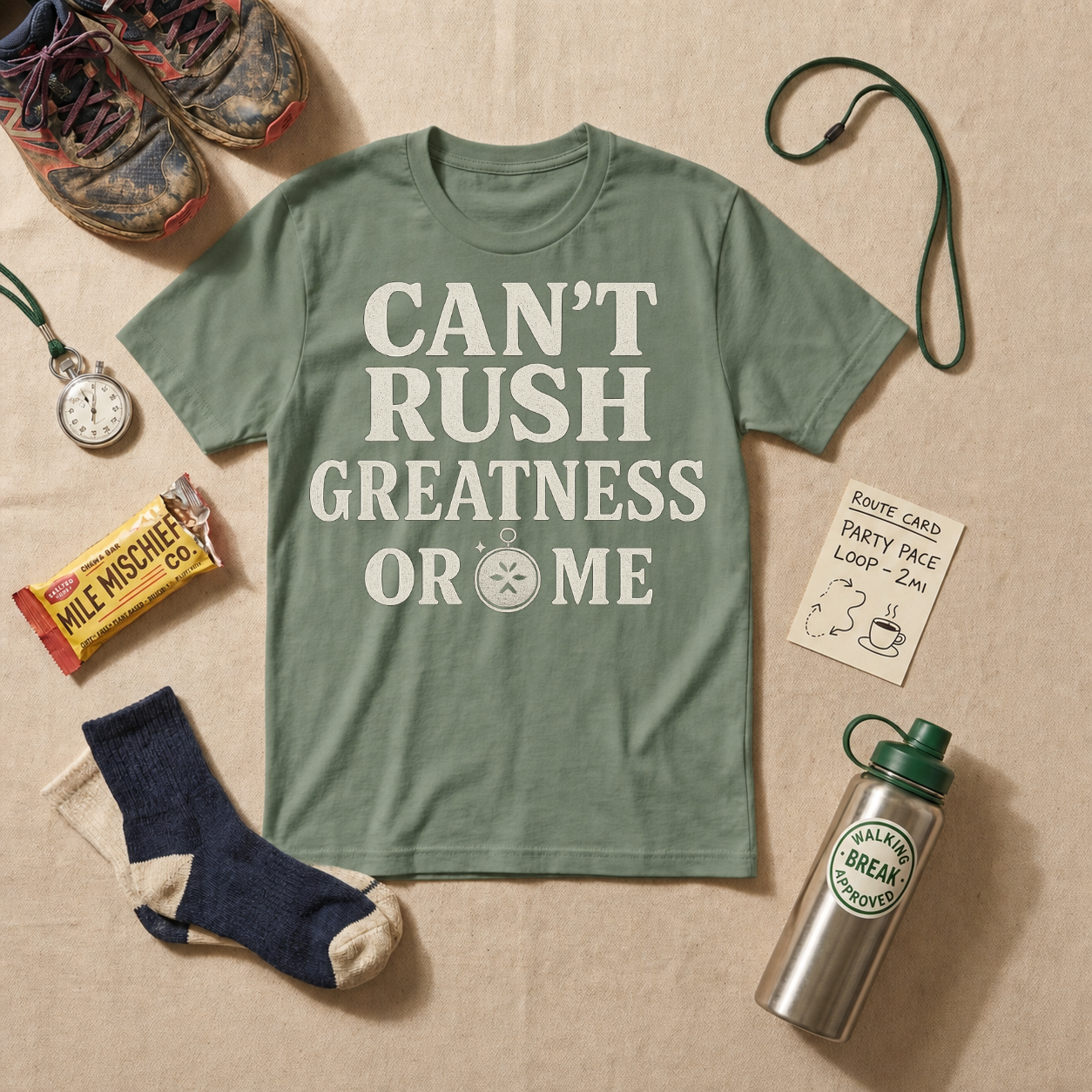 Cant Rush Greatness Or Me T-Shirt - view 1