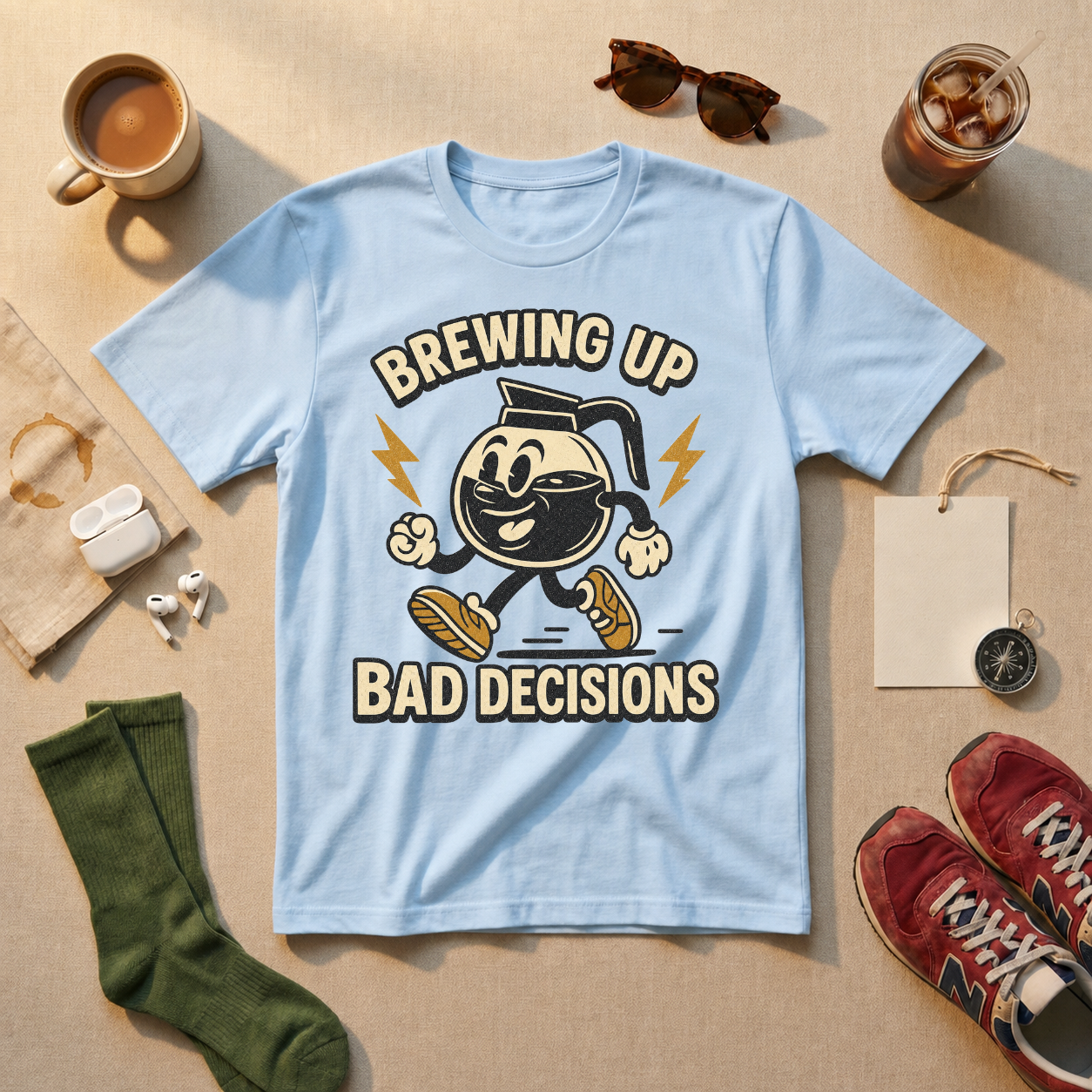 Brewing Up Bad Decisions T-Shirt - view 3