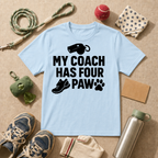 My Coach Has Four Paws T-Shirt - Natural