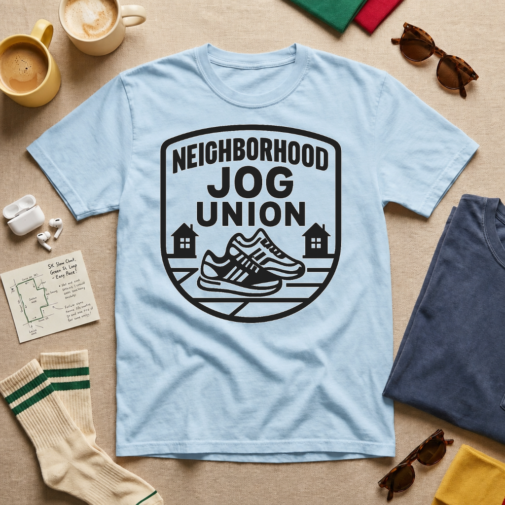 Neighborhood Jog Union T-Shirt - Natural