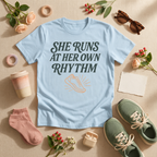 She Runs At Her Own Rhythm T-Shirt - view 3