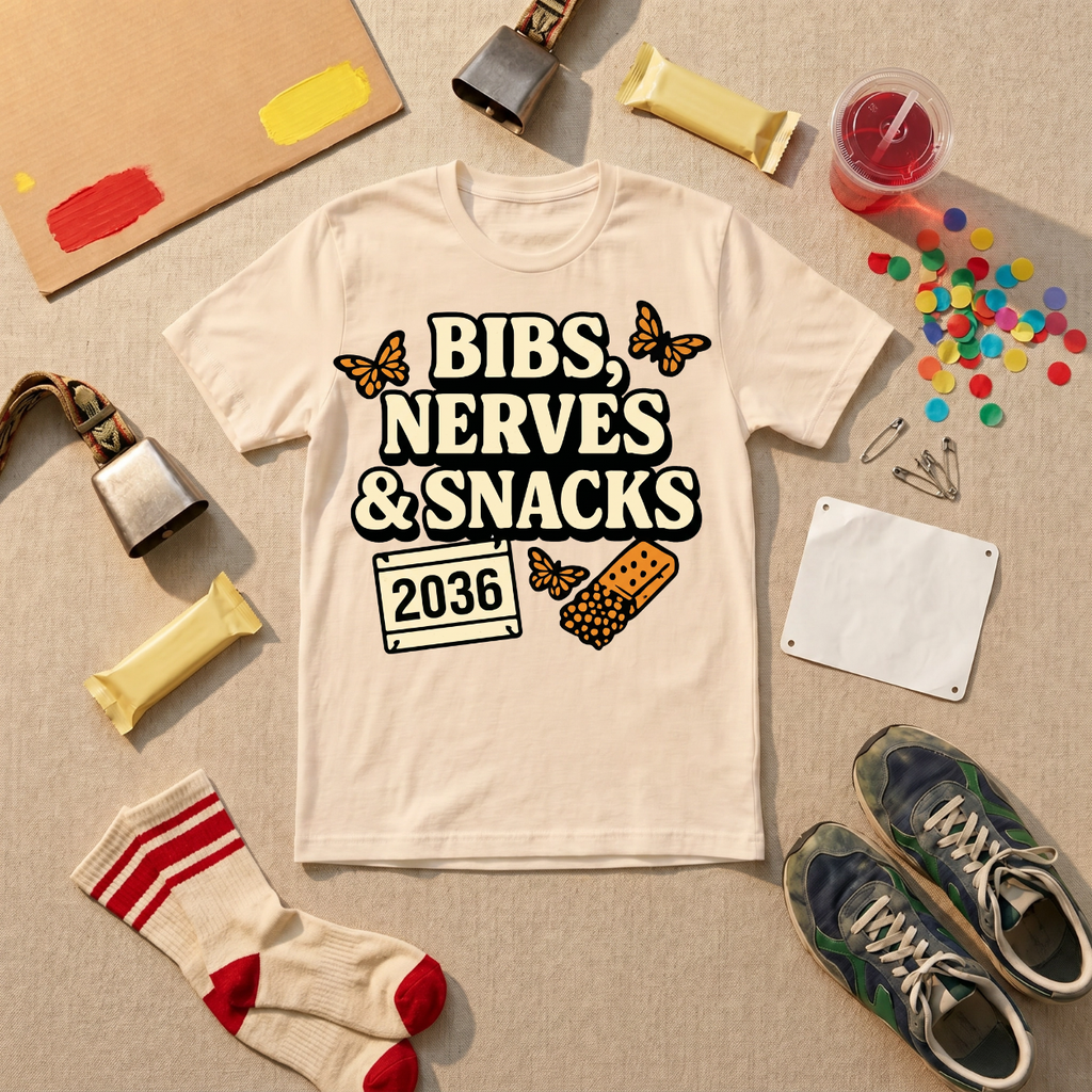 Bibs Nerves Snacks T-Shirt