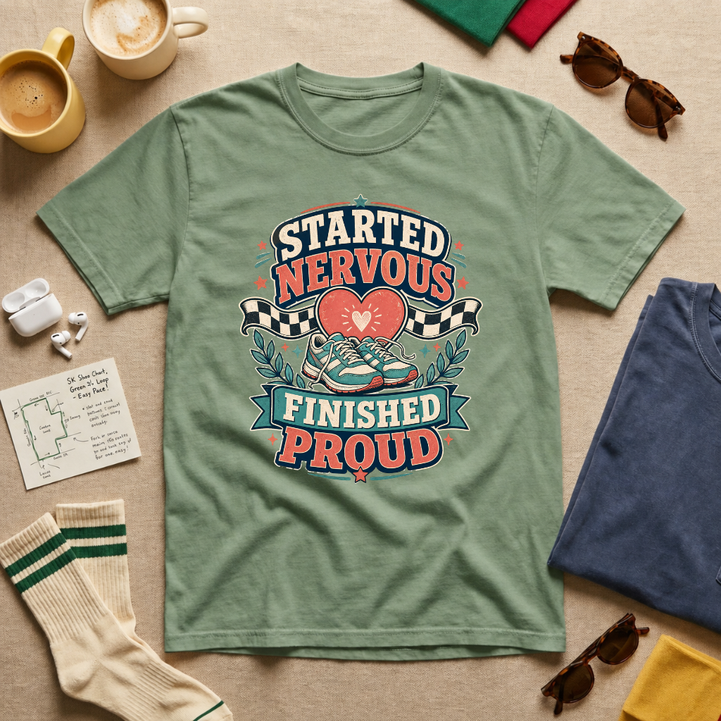 Started Nervous Finished Proud