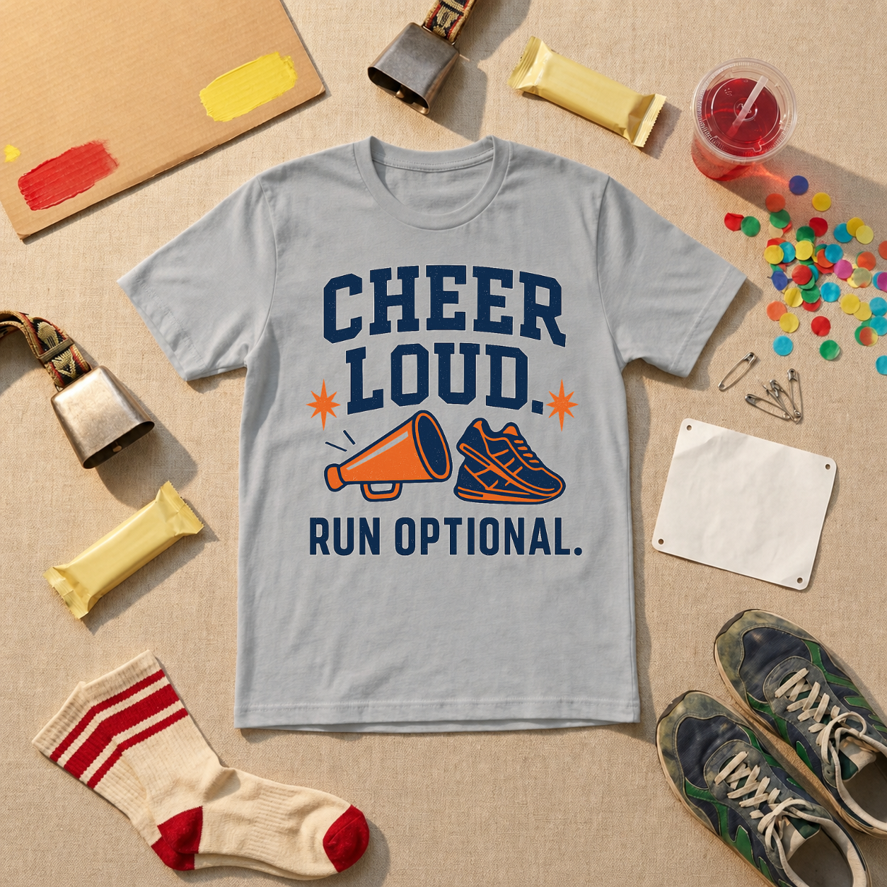Cheer Loud Run Optional T-Shirt - view 1