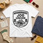 Neighborhood Jog Union T-Shirt - Light Blue