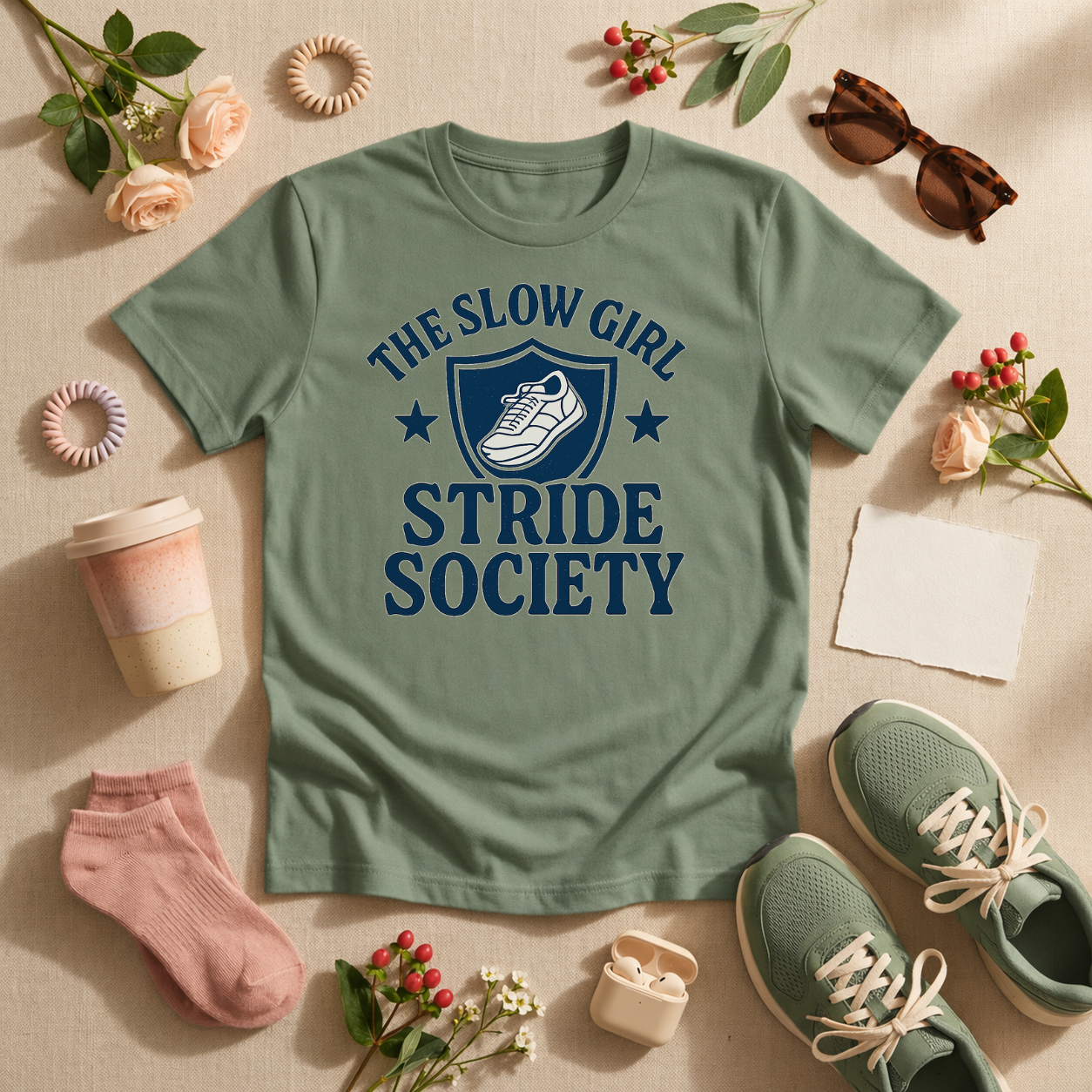 The Slow Girl Stride Society T-Shirt