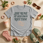 She Runs At Her Own Rhythm T-Shirt - view 2