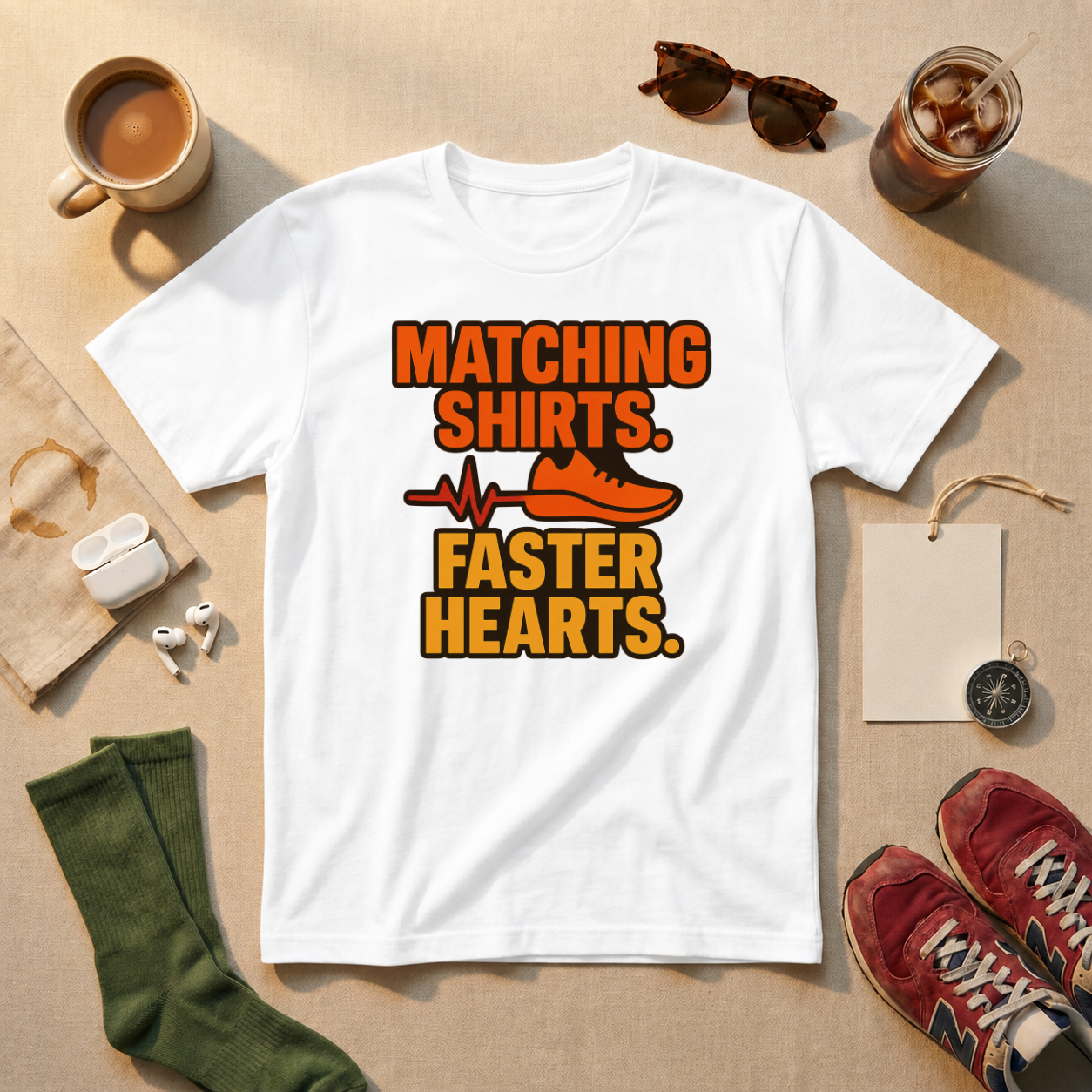 Matching Shirts Faster Hearts T-Shirt - view 5