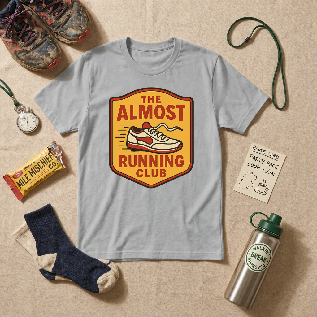The Almost Running Club T-Shirt - Sport Grey